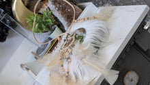 Load image into Gallery viewer, Handmade Adjustable Dreamcatcher Feather Beaded Skull Headband
