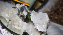 Load image into Gallery viewer, Bulgarian Quartz Sphalerite Galena Crystal Clusters 3pcs
