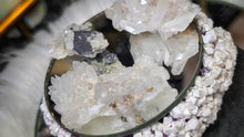 Load image into Gallery viewer, Bulgarian Quartz Sphalerite Galena Crystal Clusters 3pcs
