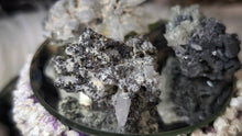 Load image into Gallery viewer, Bulgarian Quartz Sphalerite Galena Crystal Clusters 3pcs
