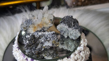 Load image into Gallery viewer, Bulgarian Quartz Sphalerite Galena Crystal Clusters 3pcs
