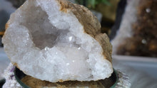 Load image into Gallery viewer, 3.5" Moroccan Chalcedony Quartz Crystal Cluster Geode
