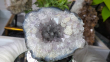 Load image into Gallery viewer, 4" Amethyst Quartz Crystal Geode
