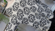 Load image into Gallery viewer, New Woman Design Damask Design Faux Fur Sweater XL
