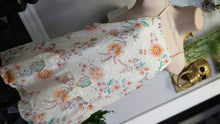 Load image into Gallery viewer, Shein Bae White Flowy Floral Tunic Top MD NWT
