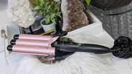 Tru Beauty Pink Triple Barrel Iron (like New)