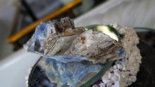 Load image into Gallery viewer, 3.5" Blue Kyanite &amp; Mica Crystal Cluster
