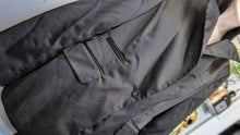 Load image into Gallery viewer, Suzy Shier Vintage Black Satin Blazer MD-LG
