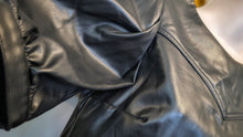 Load image into Gallery viewer, DIVIDED Faux Pu Leather Mini Midi Dress SM
