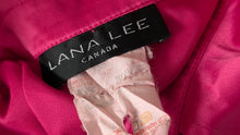 Load image into Gallery viewer, Lana Lee Hot Pink Satin Bling Dress Shirt sz10
