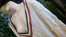 Load image into Gallery viewer, American Eagle Collegiate Cable Knit Sweater XL

