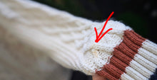 Load image into Gallery viewer, American Eagle Collegiate Cable Knit Sweater XL
