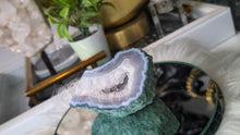 Load image into Gallery viewer, 3" Amethyst &amp; Blue Agate Crystal Cluster
