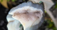 Load image into Gallery viewer, 3" Druzy Amethyst &amp; Blue Agate Crystal Cluster
