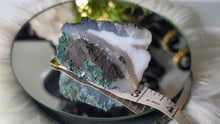 Load image into Gallery viewer, 3" Druzy Amethyst &amp; Blue Agate Crystal Cluster
