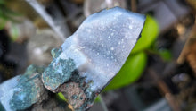 Load image into Gallery viewer, 2.5" Druzy Amethyst &amp; Blue Agate Crystal Cluster
