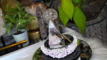 Load image into Gallery viewer, 2" Druzy Amethyst Mini Crystal Cathedral
