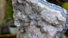 Load image into Gallery viewer, 4.5" Flower Amethyst Druzy Crystal Cluster
