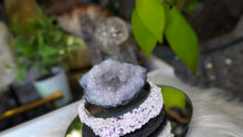 Load image into Gallery viewer, 3" Amethyst &amp; Blue Agate Crystal Cluster
