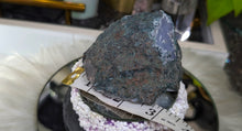 Load image into Gallery viewer, 3" Amethyst &amp; Blue Agate Crystal Cluster
