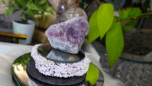 Load image into Gallery viewer, 2.5" Amethyst &amp; Blue Agate Crystal Cluster
