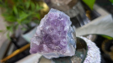 Load image into Gallery viewer, 2.5" Amethyst &amp; Blue Agate Crystal Cluster
