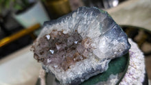 Load image into Gallery viewer, 3" Amethyst &amp; Blue Agate Crystal Cluster
