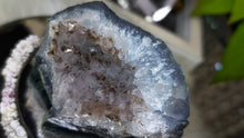Load image into Gallery viewer, 3" Amethyst &amp; Blue Agate Crystal Cluster
