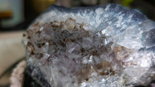 Load image into Gallery viewer, 3" Amethyst &amp; Blue Agate Crystal Cluster
