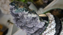 Load image into Gallery viewer, 4" Rare Druzy Amethyst &amp; Stalactite Crystal
