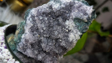 Load image into Gallery viewer, 4" Rare Druzy Amethyst &amp; Stalactite Crystal
