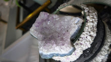 Load image into Gallery viewer, 3.5" Amethyst Agate Crystal Cluster
