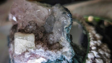 Load image into Gallery viewer, 3" Amethyst Calcite Crystal Cluster
