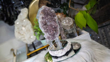 Load image into Gallery viewer, 5" Smokey Amethyst Crystal Cluster
