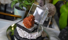 Load image into Gallery viewer, 2" Rare Fujian Province of China Garnet Crystal in Display Case
