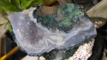 Load image into Gallery viewer, 5" Amethyst &amp; Blue Agate Crystal Cluster
