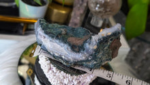 Load image into Gallery viewer, 5" Amethyst &amp; Blue Agate Crystal Cluster
