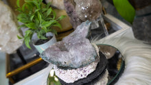 Load image into Gallery viewer, 4" Amethyst Agate Crystal Cluster
