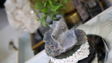 Load image into Gallery viewer, 4" Galaxy Amethyst &amp; Agate Crystal Cluster
