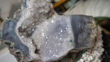 Load image into Gallery viewer, 4" Galaxy Amethyst &amp; Agate Crystal Cluster
