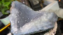 Load image into Gallery viewer, 4" Amethyst &amp; Blue Agate Crystal Cluster
