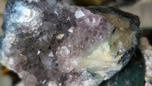 Load image into Gallery viewer, 3" Druzy Amethyst &amp; Agate Crystal Cluster
