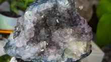 Load image into Gallery viewer, 3" Druzy Amethyst &amp; Agate Crystal Cluster
