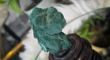 Load image into Gallery viewer, 3" Velvet Malachite Mineral Specimen on Stand
