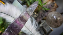 Load image into Gallery viewer, 3.5" Rainbow Fluorite Crystal Tower (cracked)
