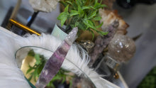 Load image into Gallery viewer, 3.5" Rainbow Fluorite Crystal Tower (cracked)
