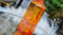 Load image into Gallery viewer, 2.5" Orange Angel Aura Quartz Crystal Tower
