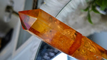 Load image into Gallery viewer, 2.5" Orange Angel Aura Quartz Crystal Tower
