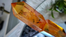 Load image into Gallery viewer, 2.5" Orange Angel Aura Quartz Crystal Tower
