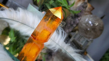 Load image into Gallery viewer, 2.5" Orange Angel Aura Quartz Crystal Tower
